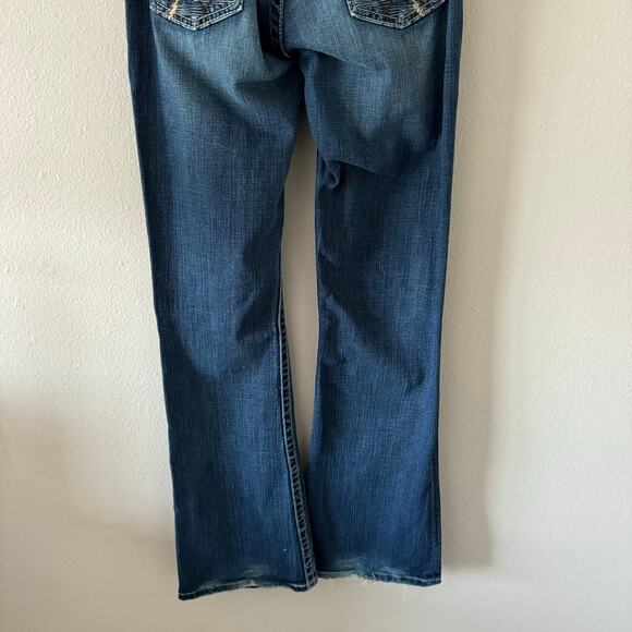 BKE Buckle Culture Boot Cut Denim Stretch Jeans Stitch Distressed Sz 28x35.5 - Picture 10 of 11